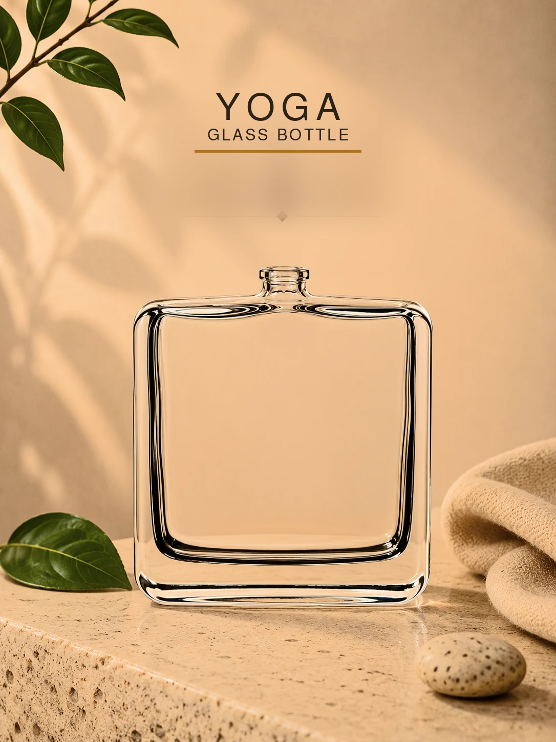 Yoga Glass Bottle