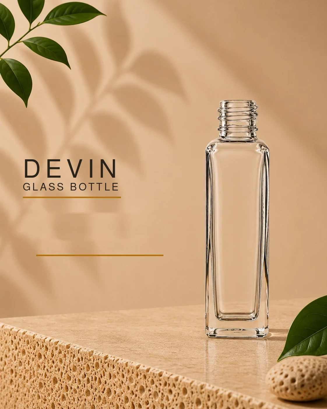 Devin Glass Bottle